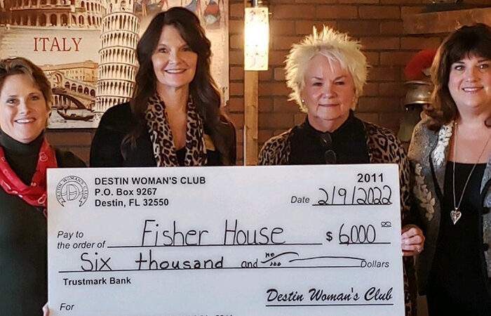 DWC Presents Check to Fisher House of the Emerald Coast, Inc.
