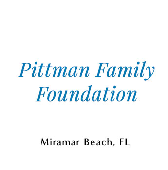 Pittman Family Foundation - Bronze Level Sponsor for Destin Womans Club